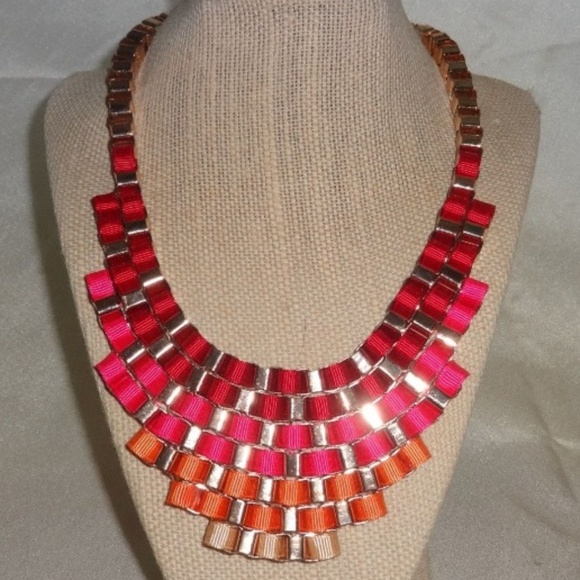 MARK BY AVON CHUNKY GOLD TONED 14.5" LONG CHOKER NECKLACE - Picture 1 of 8